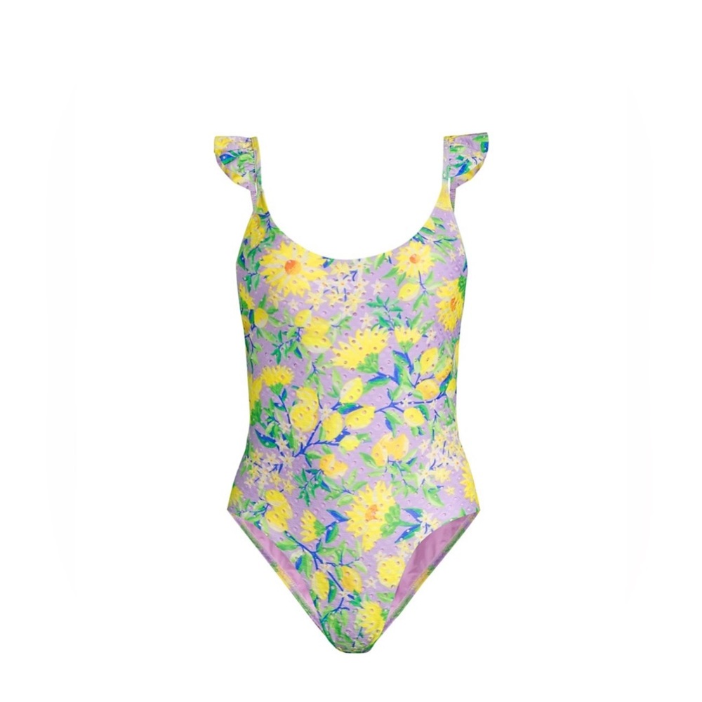 New Farm Rio Lemon Drop Dream One-Piece Swimsuit